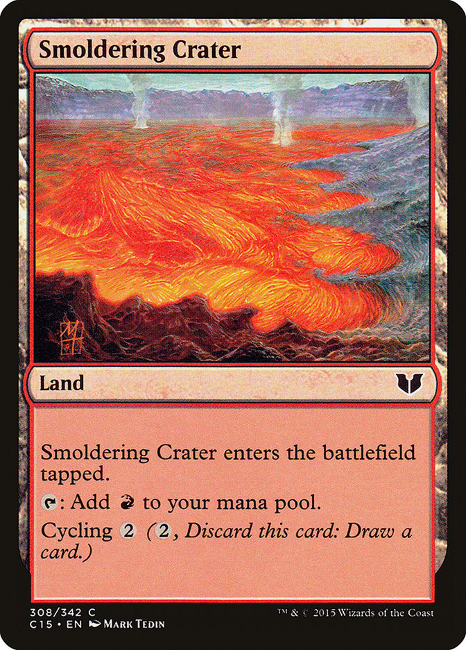 Smoldering Crater [Commander 2015] | Galaxy Games LLC