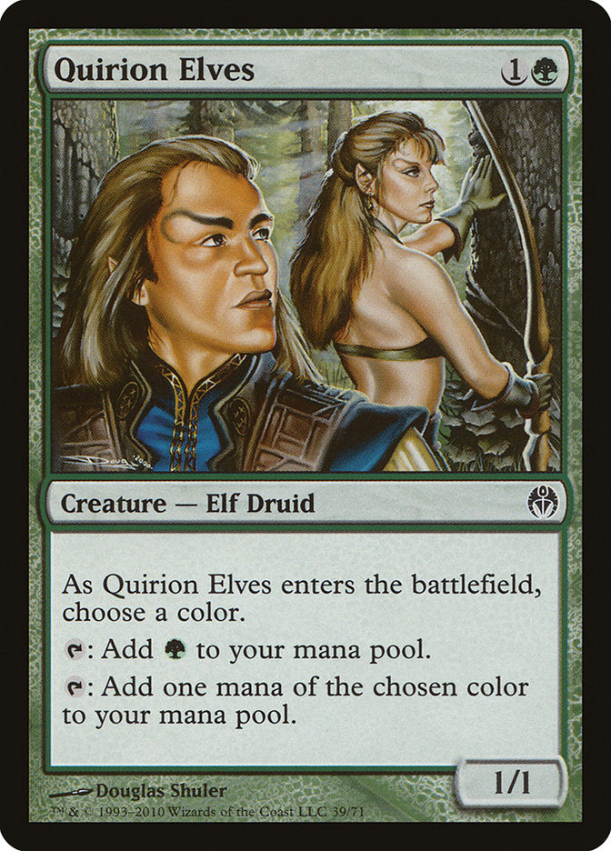 Quirion Elves [Duel Decks: Phyrexia vs. the Coalition] | Galaxy Games LLC