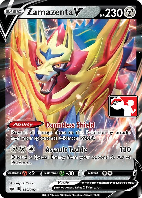 Zamazenta V (139/202) [Prize Pack Series One] | Galaxy Games LLC