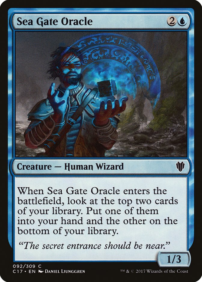 Sea Gate Oracle [Commander 2017] | Galaxy Games LLC