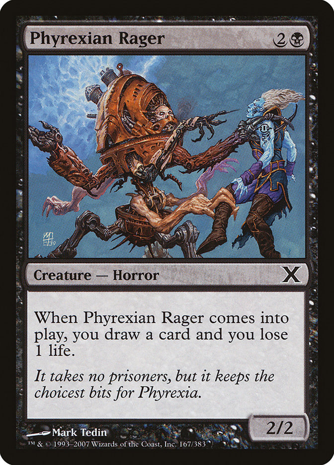 Phyrexian Rager [Tenth Edition] | Galaxy Games LLC