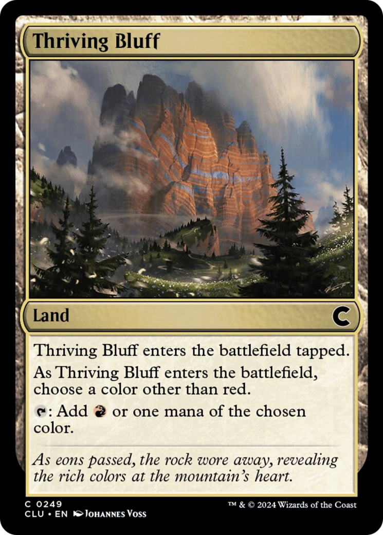 Thriving Bluff [Ravnica: Clue Edition] | Galaxy Games LLC