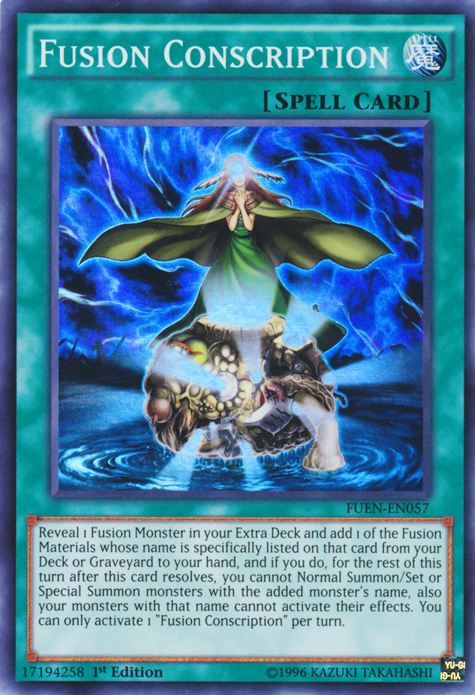 Fusion Conscription [FUEN-EN057] Super Rare | Galaxy Games LLC