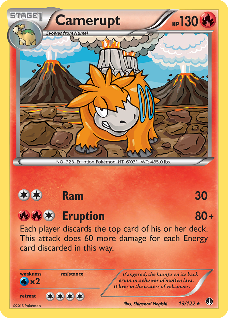 Camerupt (13/122) [XY: BREAKpoint] | Galaxy Games LLC