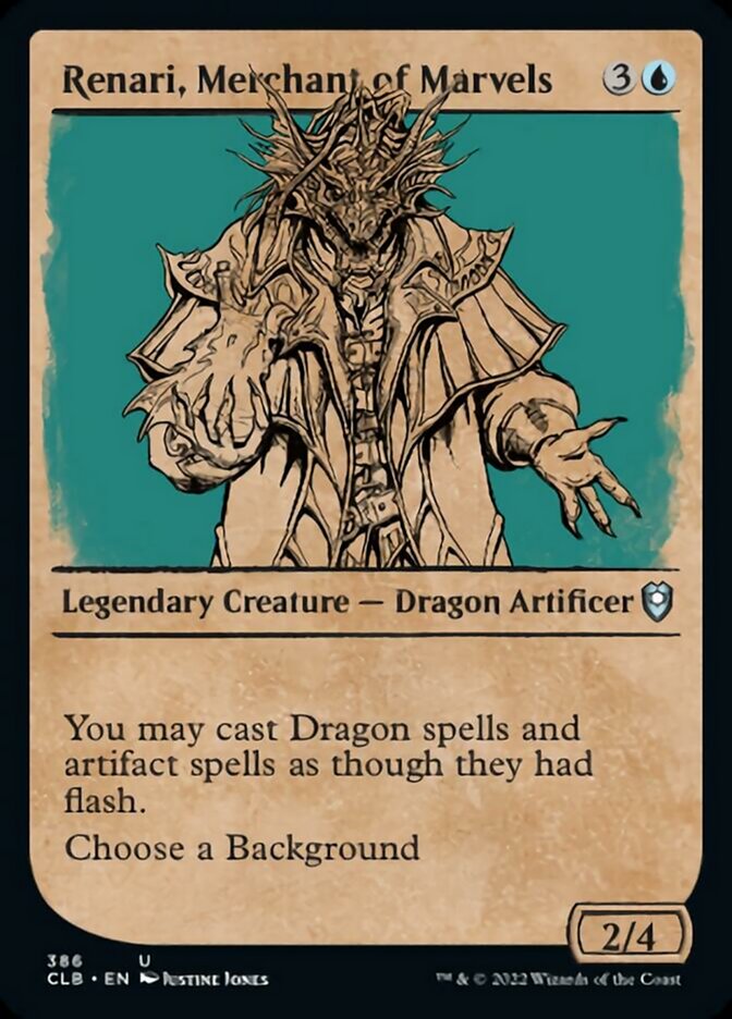 Renari, Merchant of Marvels (Showcase) [Commander Legends: Battle for Baldur's Gate] | Galaxy Games LLC