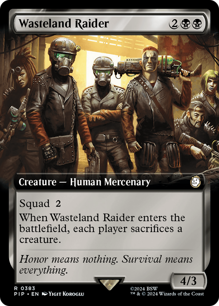 Wasteland Raider (Extended Art) [Fallout] | Galaxy Games LLC
