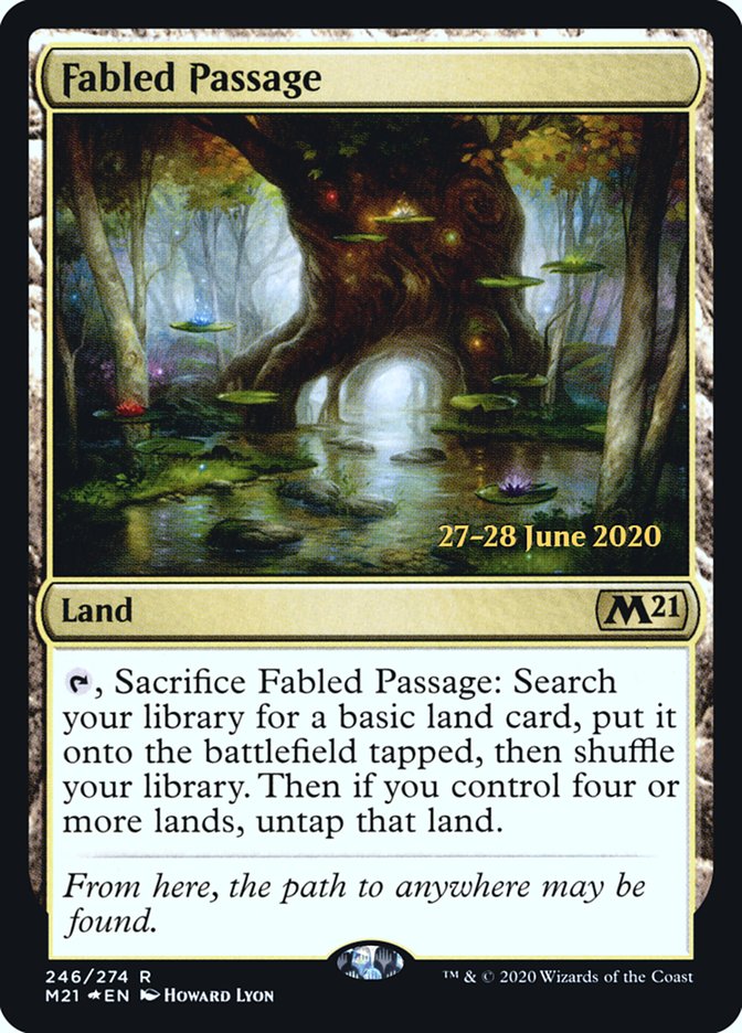 Fabled Passage [Core Set 2021 Prerelease Promos] | Galaxy Games LLC