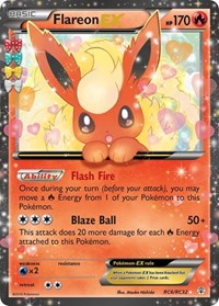 Flareon EX (RC6/RC32) [Generations: Radiant Collection] | Galaxy Games LLC