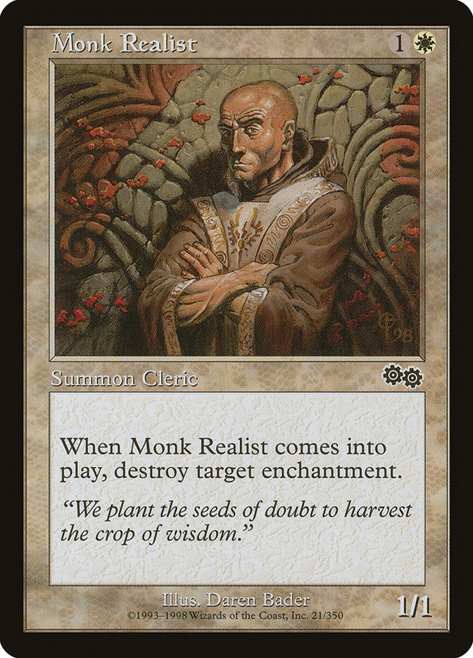 Monk Realist [Urza's Saga] | Galaxy Games LLC