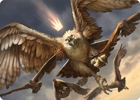 Gwaihir, Greatest of the Eagles Art Card [The Lord of the Rings: Tales of Middle-earth Art Series] | Galaxy Games LLC