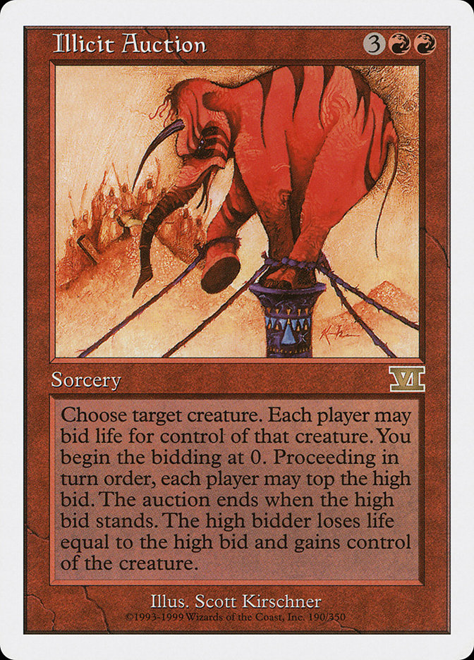 Illicit Auction [Classic Sixth Edition] | Galaxy Games LLC