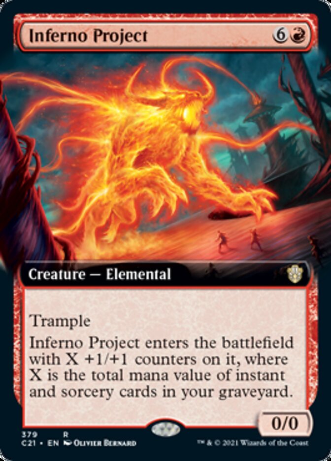 Inferno Project (Extended Art) [Commander 2021] | Galaxy Games LLC