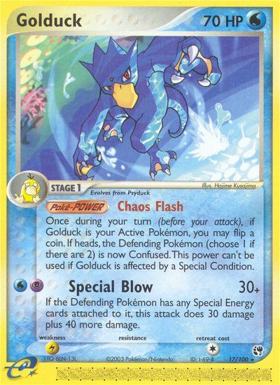 Golduck (17/100) [EX: Sandstorm] | Galaxy Games LLC