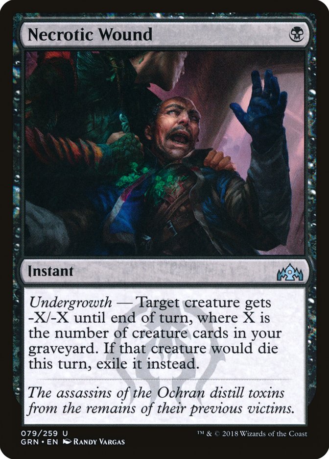 Necrotic Wound [Guilds of Ravnica] | Galaxy Games LLC