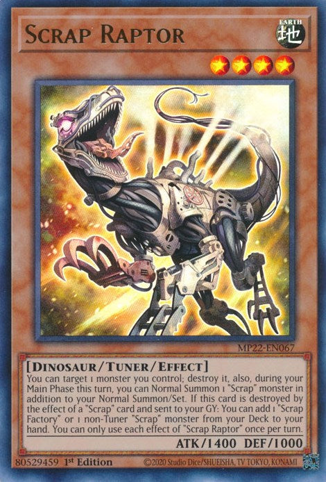 Scrap Raptor [MP22-EN067] Ultra Rare | Galaxy Games LLC