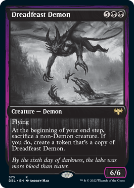 Dreadfeast Demon [Innistrad: Double Feature] | Galaxy Games LLC