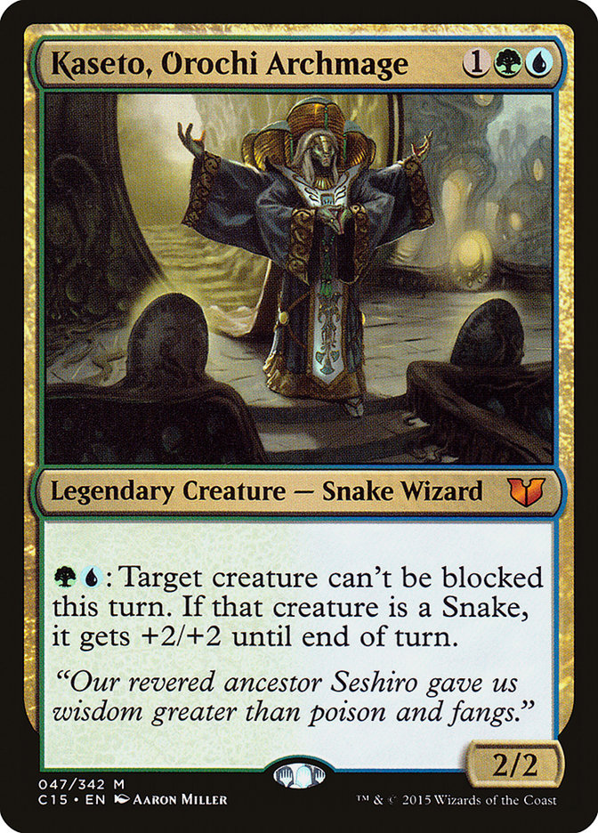 Kaseto, Orochi Archmage [Commander 2015] | Galaxy Games LLC