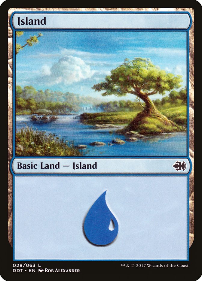 Island (28) [Duel Decks: Merfolk vs. Goblins] | Galaxy Games LLC