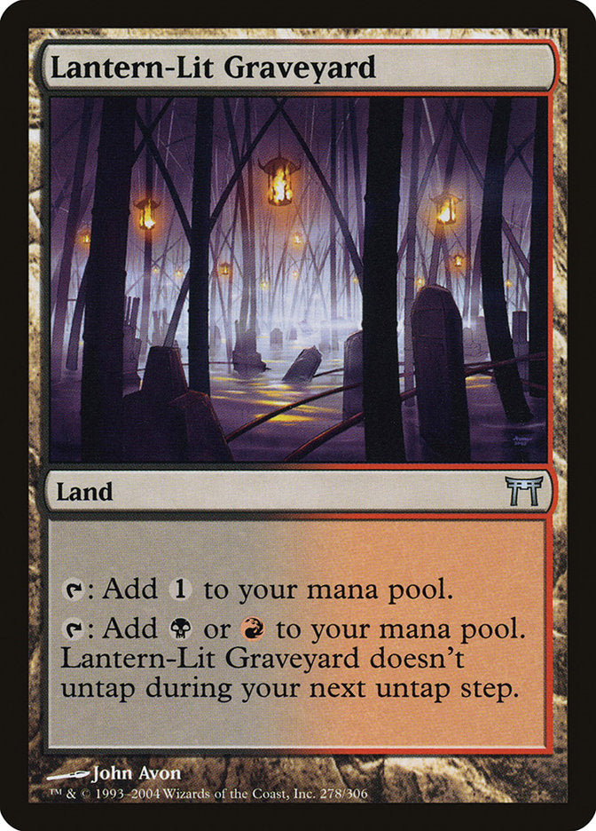 Lantern-Lit Graveyard [Champions of Kamigawa] | Galaxy Games LLC