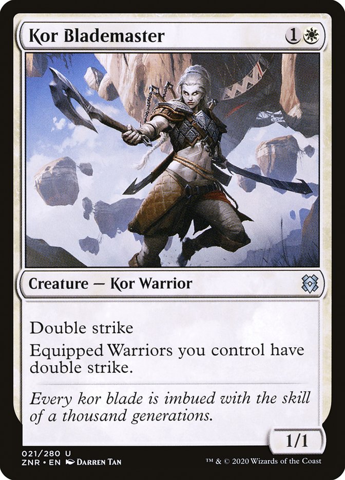 Kor Blademaster [Zendikar Rising] | Galaxy Games LLC