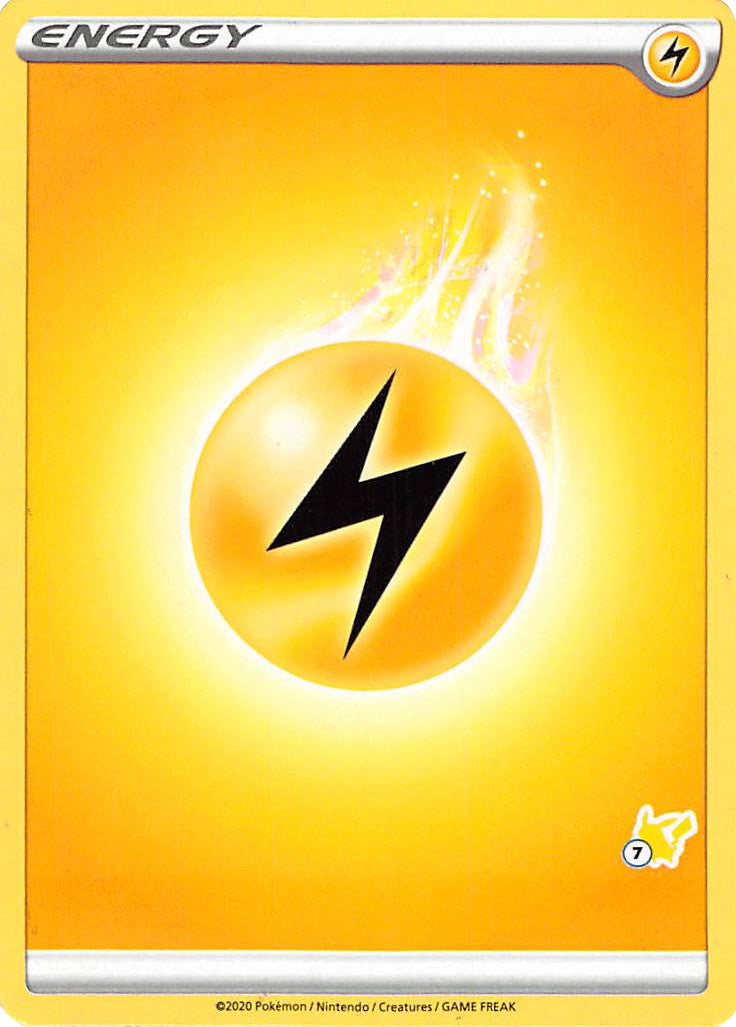 Lightning Energy (Pikachu Stamp #7) [Battle Academy 2022] | Galaxy Games LLC