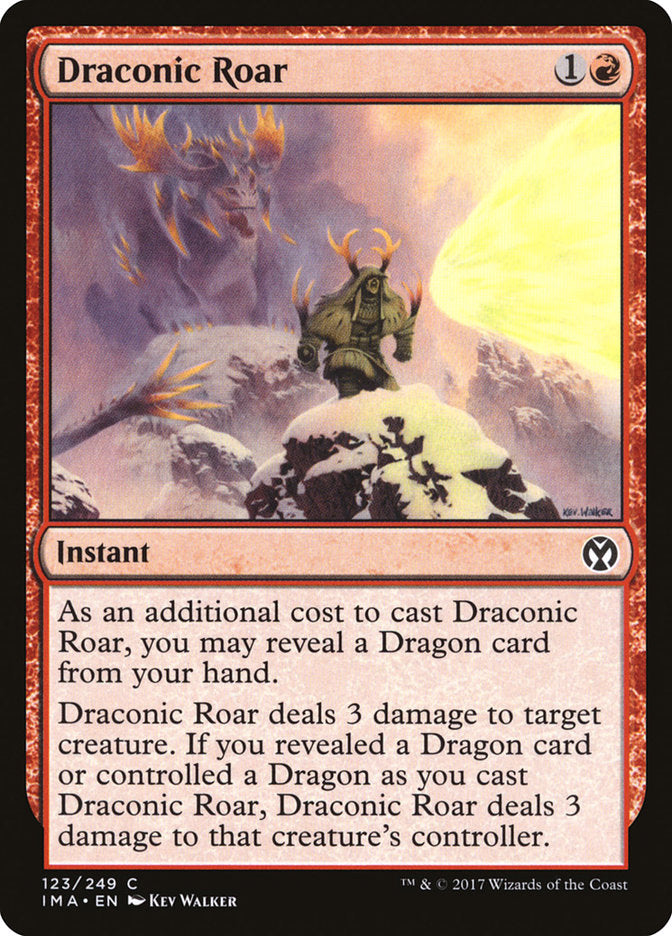 Draconic Roar [Iconic Masters] | Galaxy Games LLC