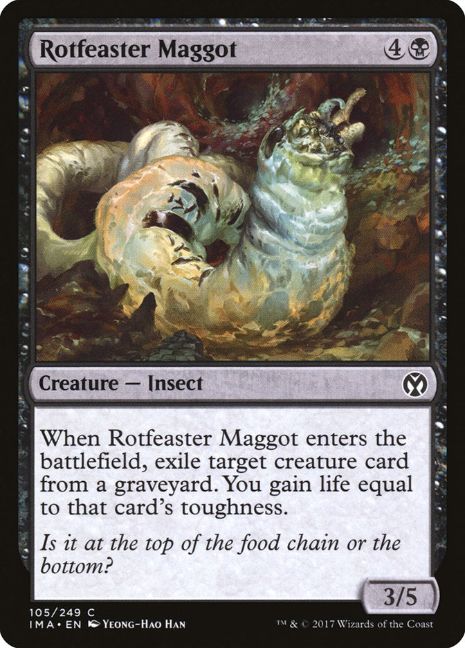 Rotfeaster Maggot [Iconic Masters] | Galaxy Games LLC