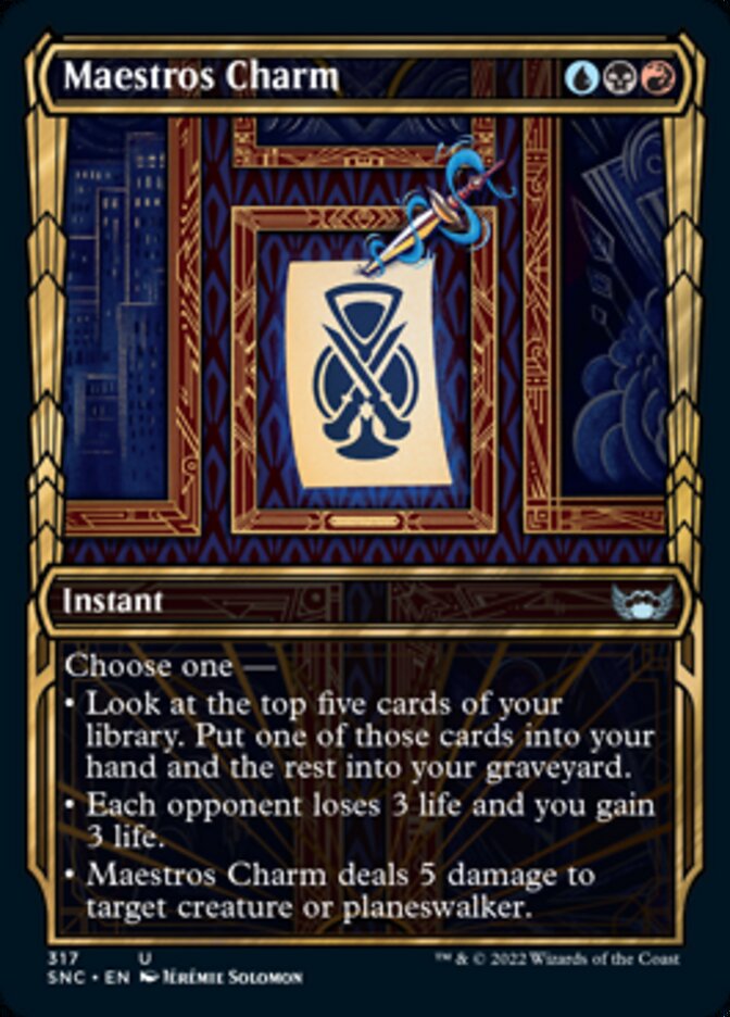 Maestros Charm (Showcase Golden Age) [Streets of New Capenna] | Galaxy Games LLC