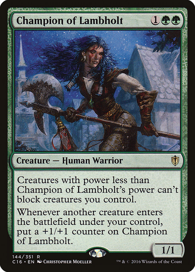 Champion of Lambholt [Commander 2016] | Galaxy Games LLC