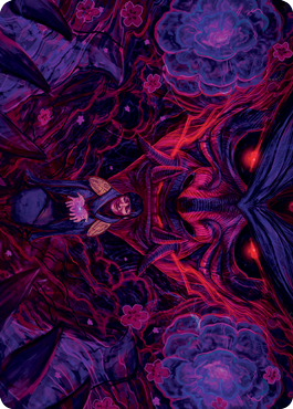 Reckoner Shakedown Art Card [Kamigawa: Neon Dynasty Art Series] | Galaxy Games LLC
