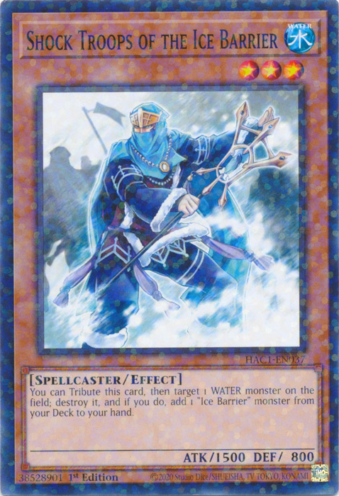 Shock Troops of the Ice Barrier (Duel Terminal) [HAC1-EN037] Common | Galaxy Games LLC