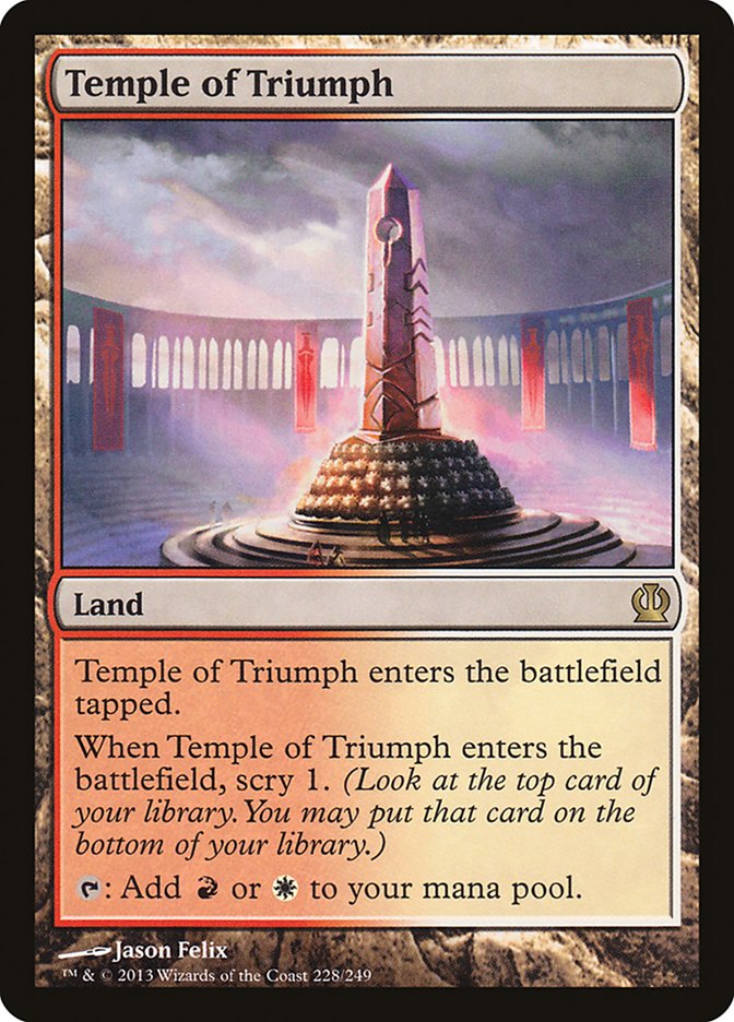 Temple of Triumph [Theros] | Galaxy Games LLC
