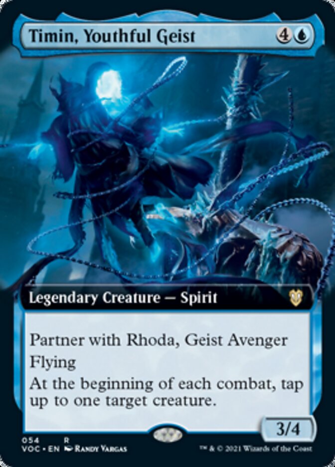 Timin, Youthful Geist (Extended Art) [Innistrad: Crimson Vow Commander] | Galaxy Games LLC