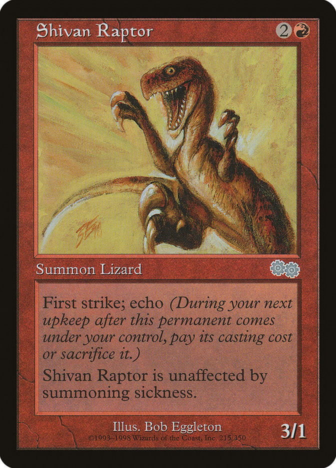 Shivan Raptor [Urza's Saga] | Galaxy Games LLC