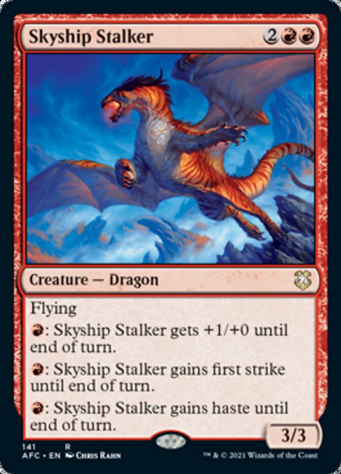 Skyship Stalker [Dungeons & Dragons: Adventures in the Forgotten Realms Commander] | Galaxy Games LLC