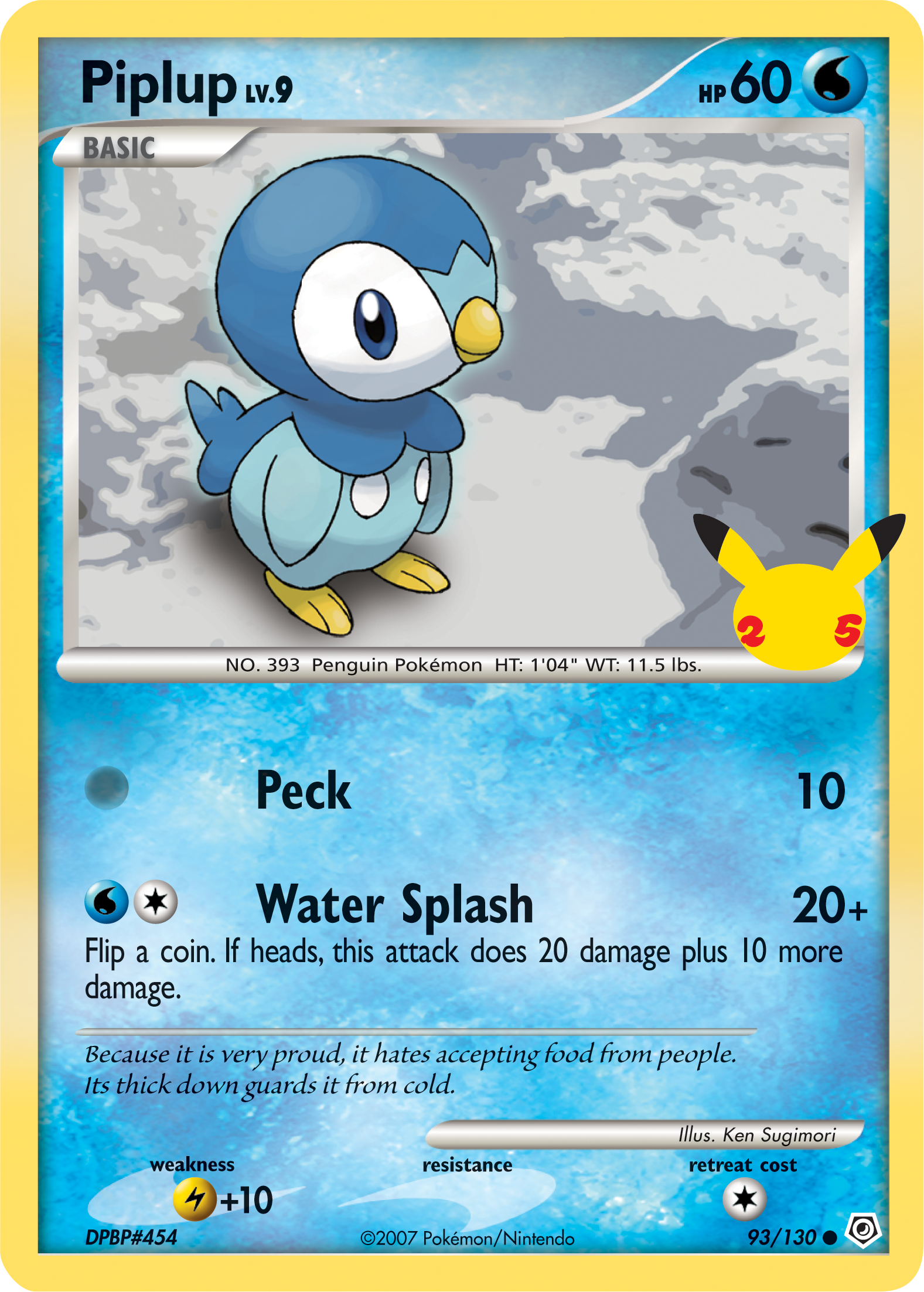 Piplup (93/130) [First Partner Pack] | Galaxy Games LLC