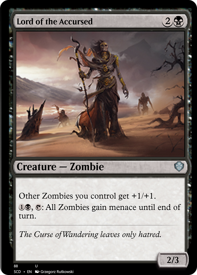 Lord of the Accursed [Starter Commander Decks] | Galaxy Games LLC