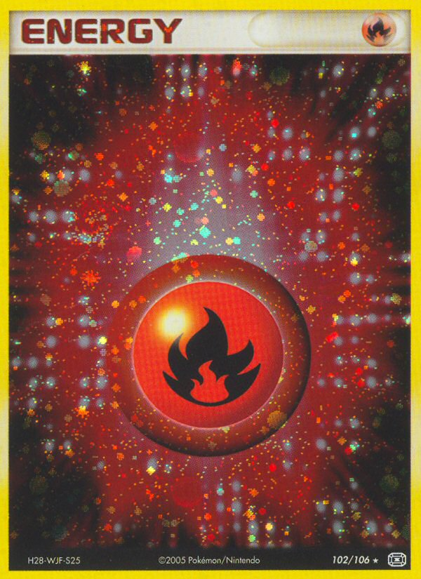 Fire Energy (102/106) [EX: Emerald] | Galaxy Games LLC