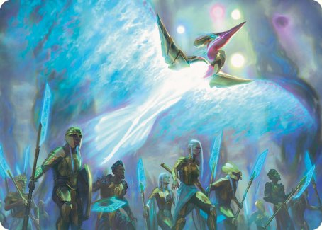 Otharri, Suns' Glory Art Card [Phyrexia: All Will Be One Art Series] | Galaxy Games LLC