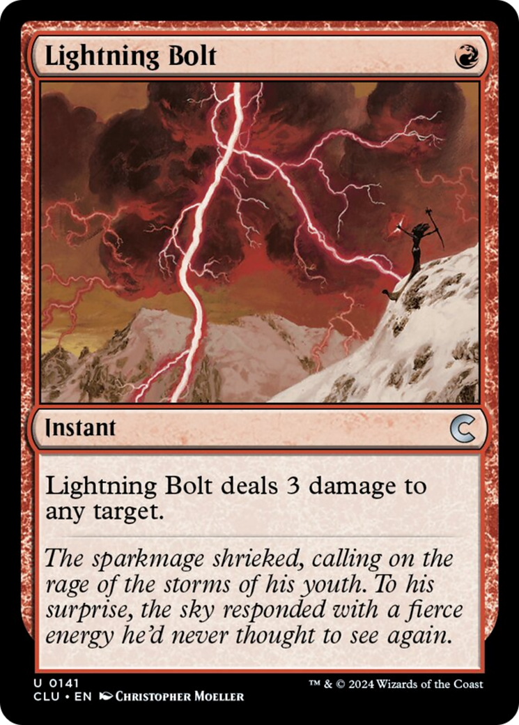 Lightning Bolt [Ravnica: Clue Edition] | Galaxy Games LLC