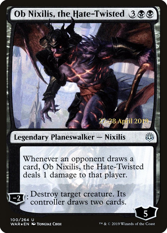 Ob Nixilis, the Hate-Twisted [War of the Spark Prerelease Promos] | Galaxy Games LLC