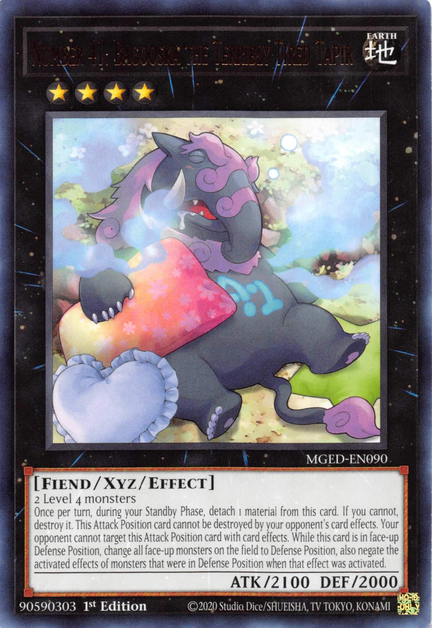 Number 41: Bagooska the Terribly Tired Tapir [MGED-EN090] Rare | Galaxy Games LLC