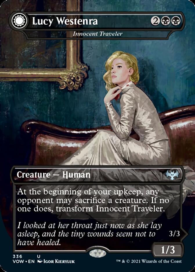 Innocent Traveler // Malicious Invader - Lucy Westenra // Lucy, Arisen Vampire [Innistrad: Crimson Vow] | Galaxy Games LLC