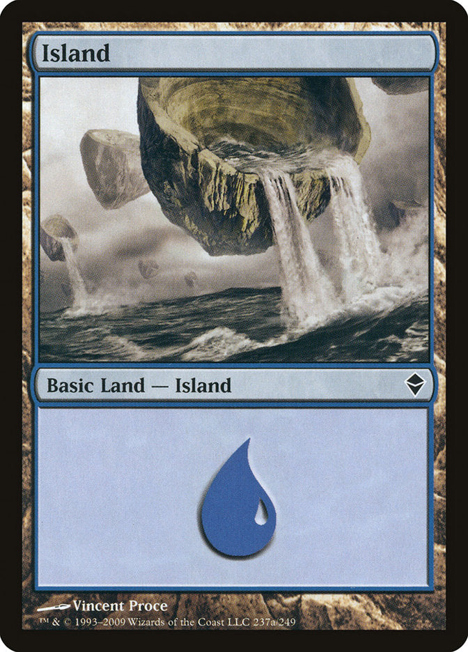 Island (237a) [Zendikar] | Galaxy Games LLC