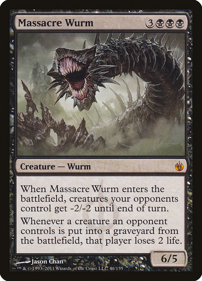 Massacre Wurm [Mirrodin Besieged] | Galaxy Games LLC