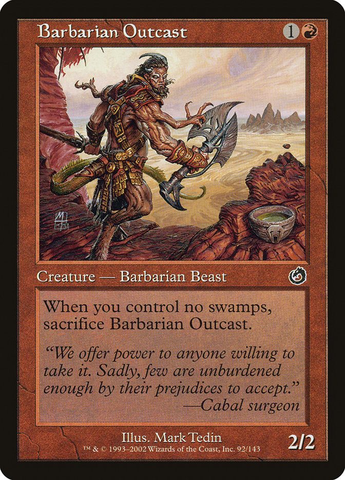 Barbarian Outcast [Torment] | Galaxy Games LLC