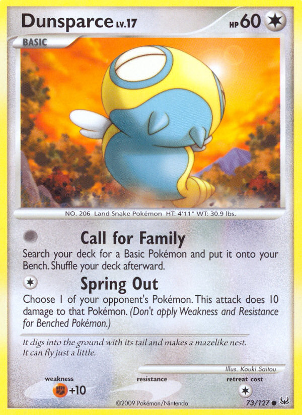 Dunsparce (73/127) [Platinum: Base Set] | Galaxy Games LLC