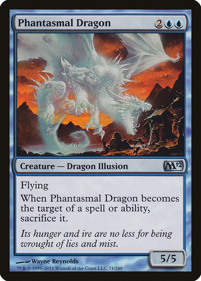 Phantasmal Dragon [Magic 2012] | Galaxy Games LLC