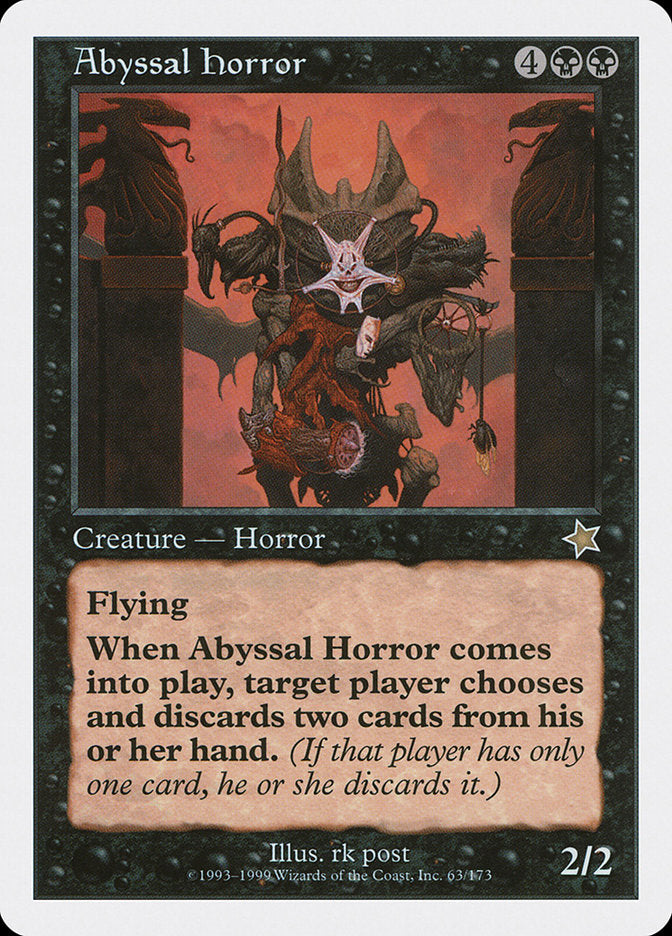 Abyssal Horror [Starter 1999] | Galaxy Games LLC
