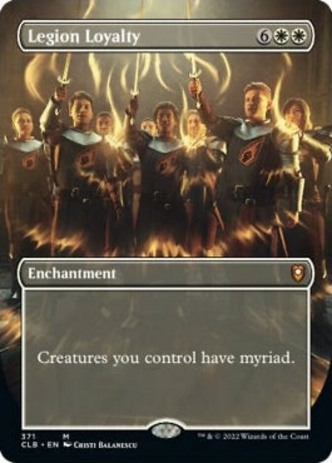 Legion Loyalty (Borderless Alternate Art) [Commander Legends: Battle for Baldur's Gate] | Galaxy Games LLC